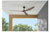 Tager 72" Smart Indoor/Outdoor Matte Black Whiskey Barrel Ceiling Fan w/Remote