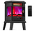 RealSmart Freestanding 22" Infrared Quartz Electric Fireplace Heater with Remote