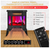 RealSmart Freestanding 22" Infrared Quartz Electric Fireplace Heater with Remote