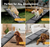 PetThem 71" L x 17.2" W Dog Non-Slip, Folding Dog Ramp for Vehicles in Gray