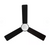 Hampton Bay Castlegate 44" Indoor Integrated LED Matte Black Ceiling Fan w/Remot