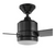 Hampton Bay Castlegate 44" Indoor Integrated LED Matte Black Ceiling Fan w/Remot