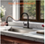androme 1-Handle Pull Down Sprayer Kitchen Faucet High Arc Spout in Matte Black