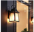 Uolfin 1-Light Matte Black Farmhouse Outdoor Wall Lantern Porch Light Sconce