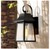 Uolfin 1-Light Matte Black Farmhouse Outdoor Wall Lantern Porch Light Sconce