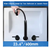 Black Double Handle 8" Widespread Bathroom Sink Faucet 3-Hole w/Pull Out Sprayer