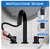Black Double Handle 8" Widespread Bathroom Sink Faucet 3-Hole w/Pull Out Sprayer