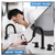 Black Double Handle 8" Widespread Bathroom Sink Faucet 3-Hole w/Pull Out Sprayer