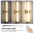 KAISITE 23 in. 1-Light Gold LED Vanity Light Bar, Dimmable Bathroom Light