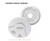 USI (3-Pack) 10-Year Battery Powered Smoke & Fire Detector w/Ionization Sensor