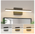 YANSUN 18.1" 1 Light Matte Black Integrated LED Modern/contemporary Vanity Light