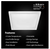 3-Pack Feit Integrated LED Flush Mount 7.5 in. White Square 5CCT Ceiling Light