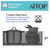 Attop Brushed Stainless Steel 13" Single Bowl Undermount Sink with Strainer