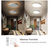 QRMOK 15.7" Indoor White 28W Dimmable LED Flush Mount Ceiling Light with Remote