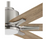 HDC Kensgrove II 60" Smart Indoor/Outdoor Brushed Nickel Ceiling Fan with Remote