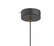 YANSUN 1-Light Black Gold LED Farmhouse Pendant Light (2-Pack)