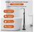 BWE Freestanding Floor Mount Roman Tub Faucet with Hand Shower in Matte Black
