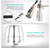 AKDY Spring Neck Pull-Down Sprayer Kitchen Sink Faucet in Brushed Nickel KF0011