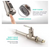 AKDY Spring Neck Pull-Down Sprayer Kitchen Sink Faucet in Brushed Nickel KF0011