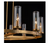 Damitri 12-Light Brushed Gold Industrial Vintage Wheel-Shape Chandelier