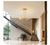 Damitri 12-Light Brushed Gold Industrial Vintage Wheel-Shape Chandelier