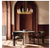 Damitri 12-Light Brushed Gold Industrial Vintage Wheel-Shape Chandelier