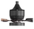 Breezary Hector II 42 in. Indoor Black Color-Changing LED Ceiling Fans (2-Pack)