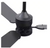 Breezary Hector II 42 in. Indoor Black Color-Changing LED Ceiling Fans (2-Pack)