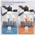 Breezary Hector II 42 in. Indoor Black Color-Changing LED Ceiling Fans (2-Pack)