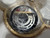 19 in. 5-Light Large Flower Vintage Gold Metal Semi-Flush Mount Light with Shade