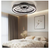 19 in Indoor Black Caged Enclosed Ceiling Fan w/LED Light, Remote, & App Control