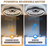 19 in Indoor Black Caged Enclosed Ceiling Fan w/LED Light, Remote, & App Control