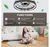 19 in Indoor Black Caged Enclosed Ceiling Fan w/LED Light, Remote, & App Control