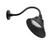 10" 42-Watt, 4000 Lm LED Black Angle Shade Gooseneck Barn Light with Photocell