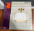 HDC Brookley 14 in. 2-Light Brushed Gold Semi-Flush Mount w/White Fabric Shade