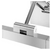 Merra 24 in. Brushed Nickel 3CCT Modern LED Vanity Light Fixture with Swing Arm