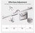 Merra 24 in. Brushed Nickel 3CCT Modern LED Vanity Light Fixture with Swing Arm