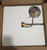 Rennnsan PL8101-55958 Matthew 15.7 In. 1-Light Gold Hammered Dome Pendant-Light