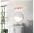 KICHLER 45689CPZ Brinley 24 in. 3-Light Champagne Bronze Vintage Vanity Light