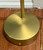 24 in. 90° Rotation 5CCT Gold LED Vanity Light Bar with Frosted Acrylic Shade