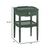 Quality Components Plus Finchley Vintage Green 1-drawer 16 in. W Nightstand