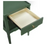 Quality Components Plus Finchley Vintage Green 1-drawer 16 in. W Nightstand