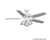 Hampton Bay Rockport 52 in. LED Matte White LED Ceiling Fan with Light kit