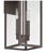 Thesis 207749A Hillside 2-Light 20-Inch Tall Outdoor Dark Bronze Wall Sconce