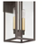 Thesis 207749A Hillside 2-Light 20-Inch Tall Outdoor Dark Bronze Wall Sconce