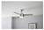 Hampton Bay Caprice 44 in. LED Indoor Brushed Nickel Ceiling Fan with Light Kit