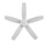 Hampton Bay Ashby Park 52 in. LED Matte White Ceiling Fan with Remote & Light