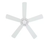Progress Lighting P2500-30 AirPro 42 in. Indoor White Transitional Ceiling Fan