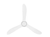Home Decorators Tager 52" Smart Indoor/Outdoor Matte White Ceiling Fan w/Remote