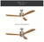 KICHLER Ridley II 52" Indoor Brushed Stainless Steel Ceiling Fan w/Wall Control